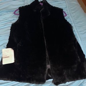 Authentic Black Beaver vest